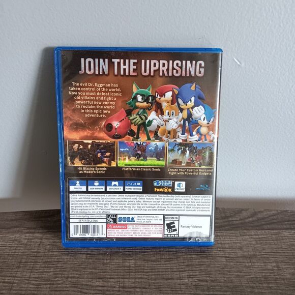PS4 Sonic Forces Playstation 4 Video Game, Tested And Working - Picture 2 of 4